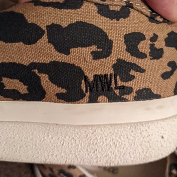 Madewell Leopard low top sidewalk sneaks - Picture 8 of 8